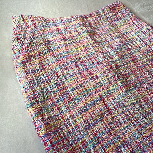 Merona Multi Coloured Tweed Pencil Skirt Size 6 - Picture 5 of 11